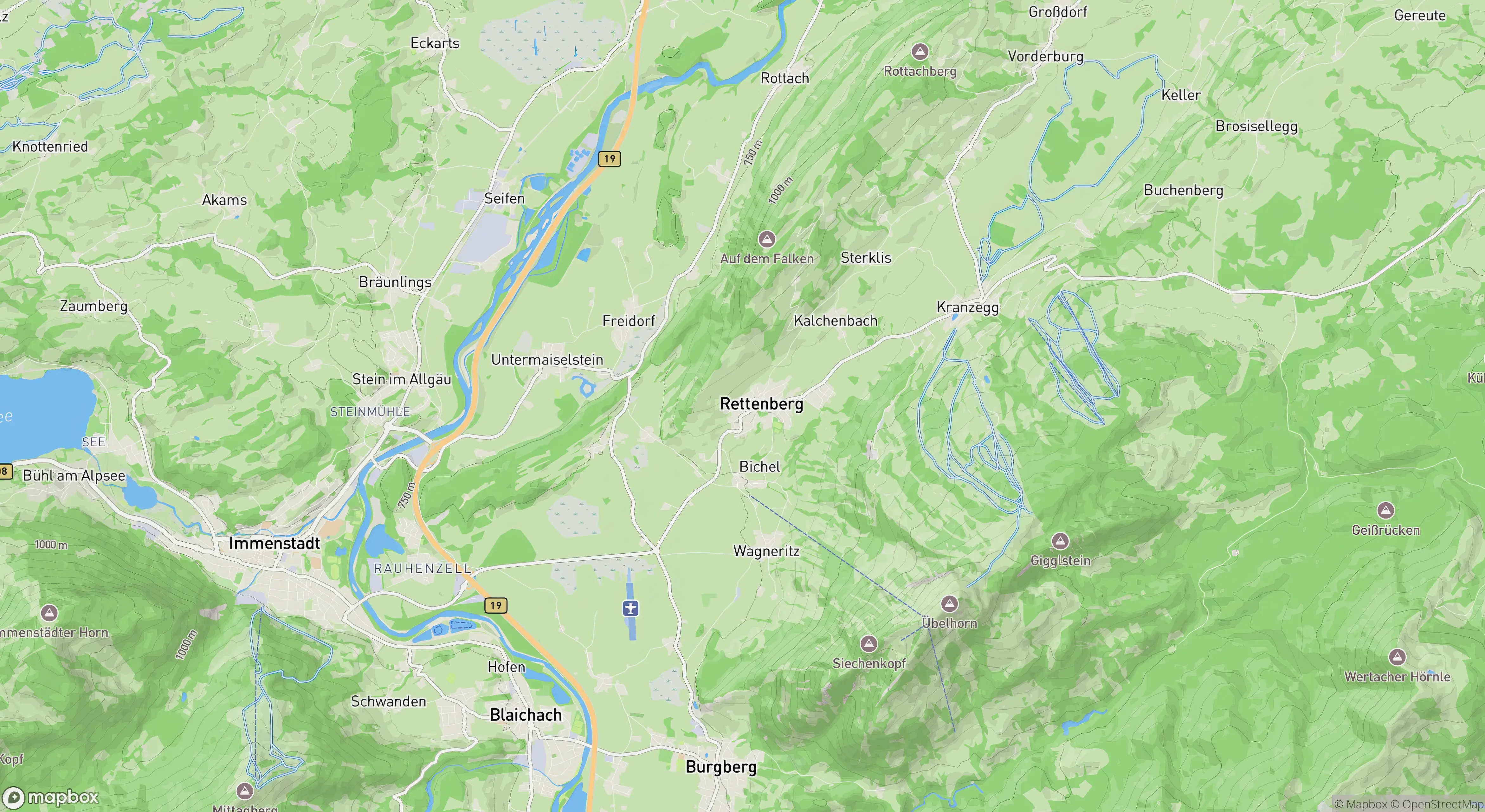 Karte mit der Lage des Lacherhofs