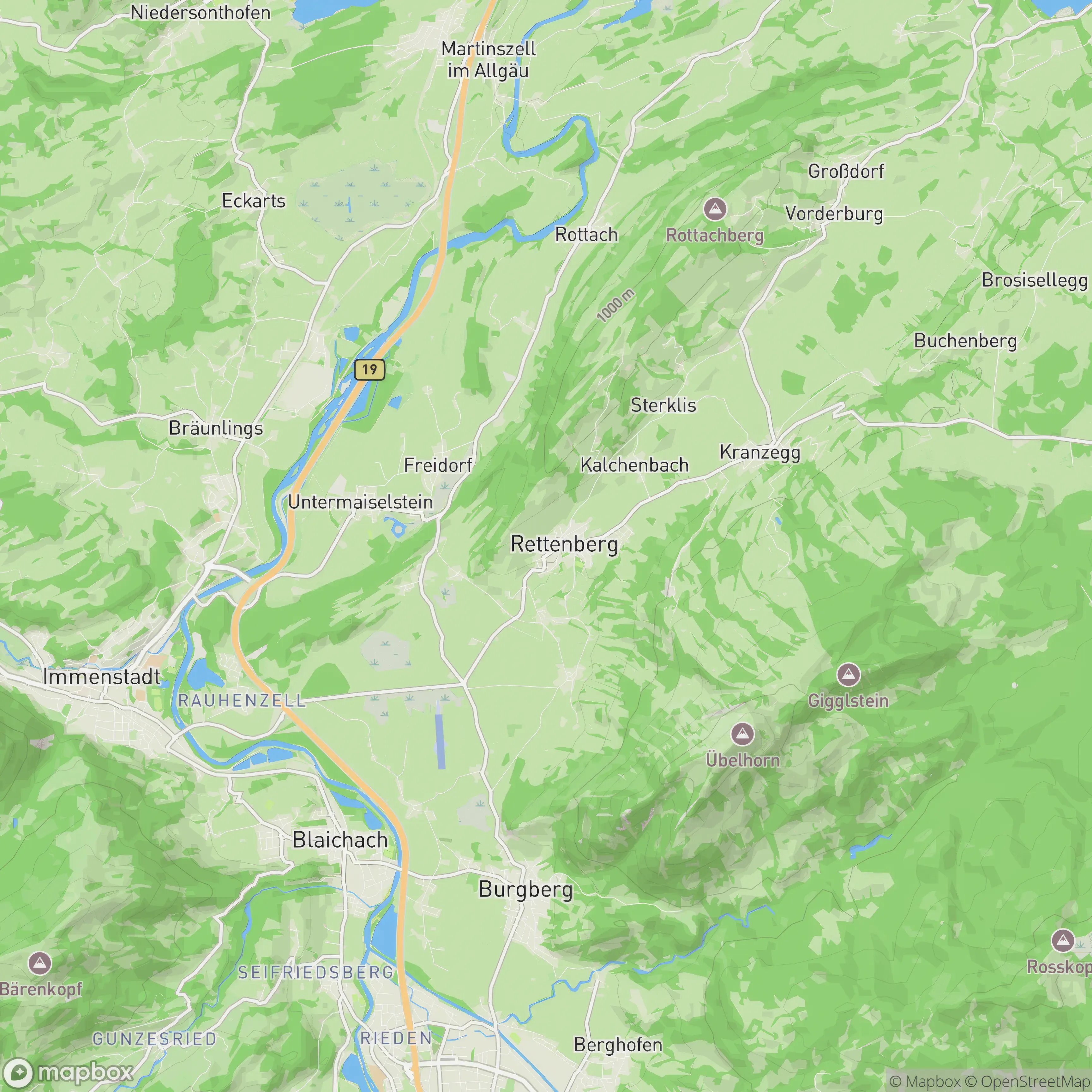 Karte mit der Lage des Lacherhofs